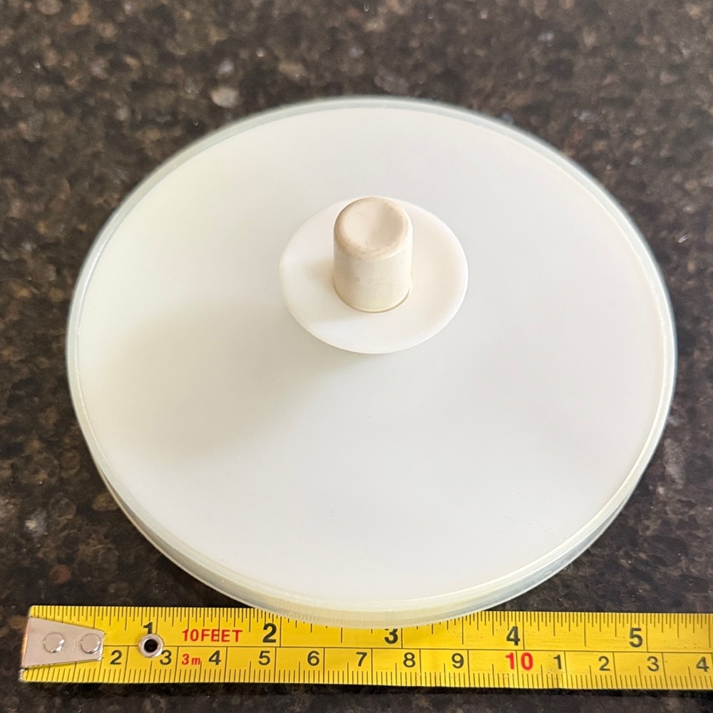 Vintage Tupperware Replacement White Plastic Lid for Pitcher